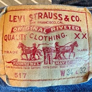 Levi's Blue Straight Jeans Classic Style